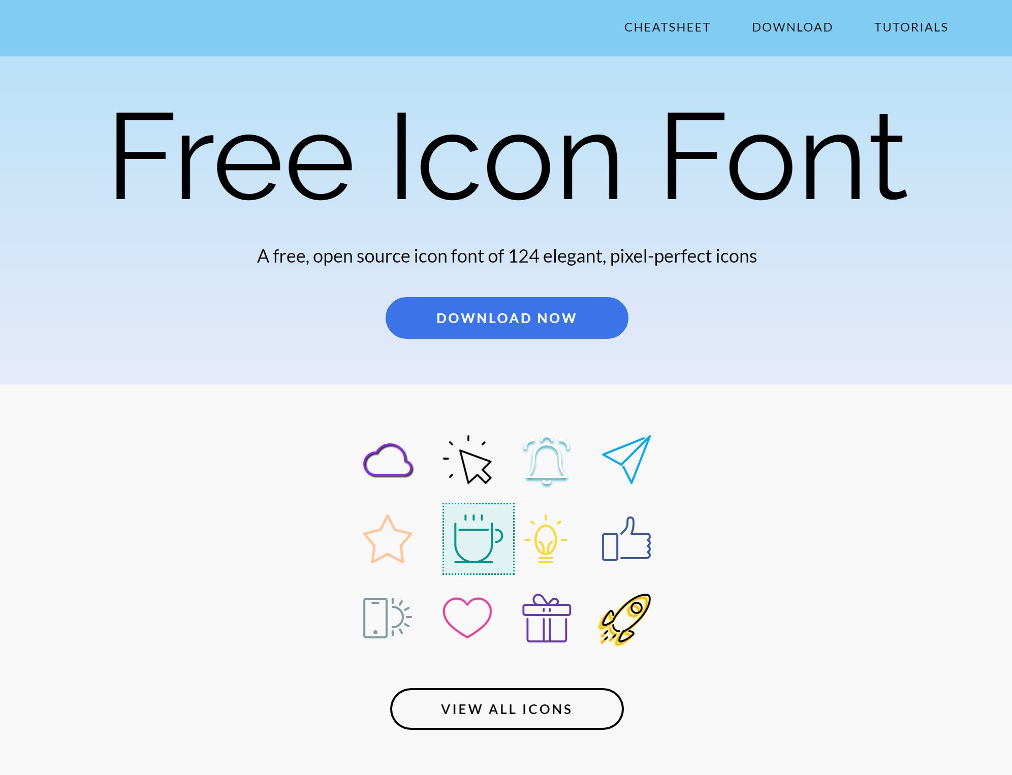 Web Icon Fonts